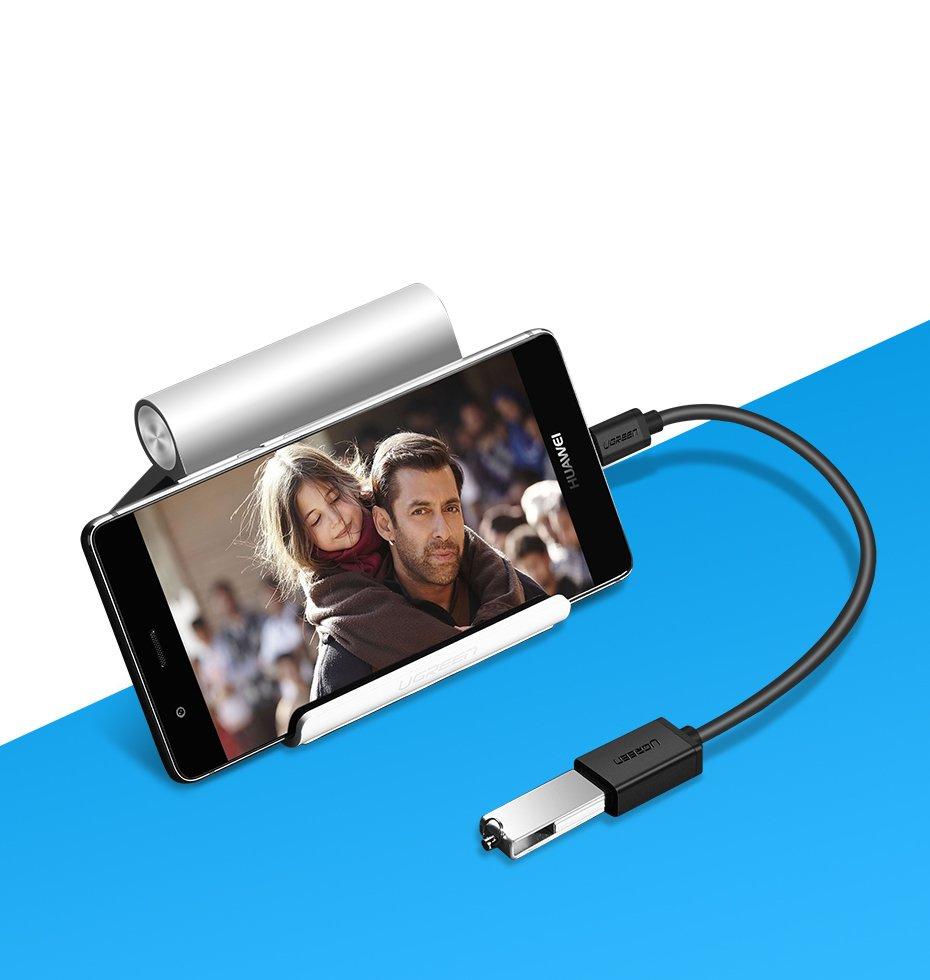 Ugreen Adapter Converter Cable Otg Usb 3.0 To Usb Type C Black