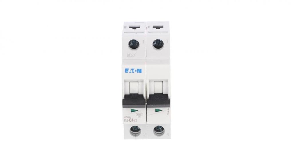 Circuit Breaker 2P C 4A 6kA AC PL6-C4/2 286563