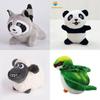 Plush Squeaky Pet Toy Tree Hole Panda With Sound For Dogs And Cats