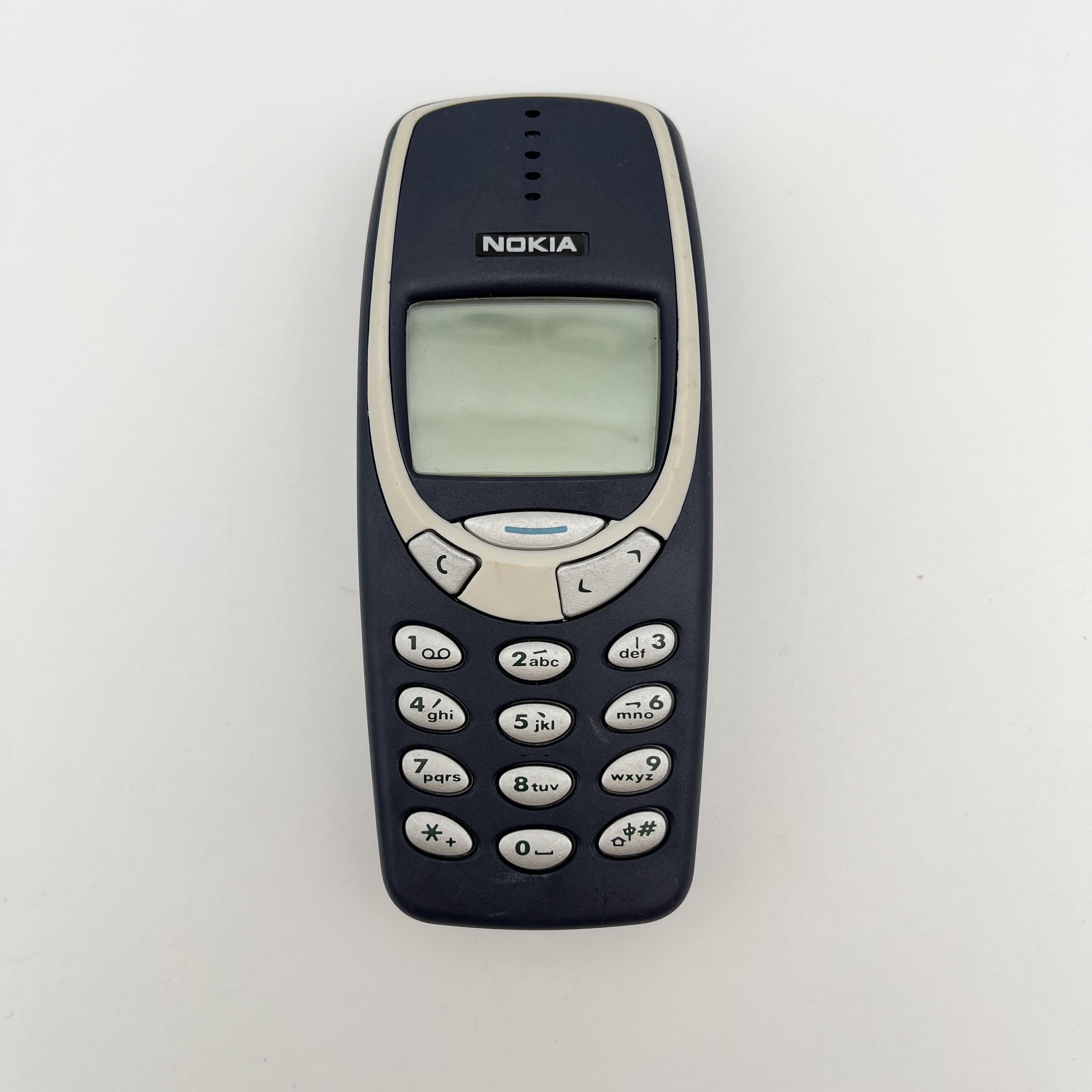 

Восстановленный Nokia Оригинальный Nokia 3310(2000) Мобильный телефон с 1 SIM-картой No charger синий