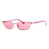 Lunettes De Soleil Rectangulaires GU8285 Femme-Rose-argent