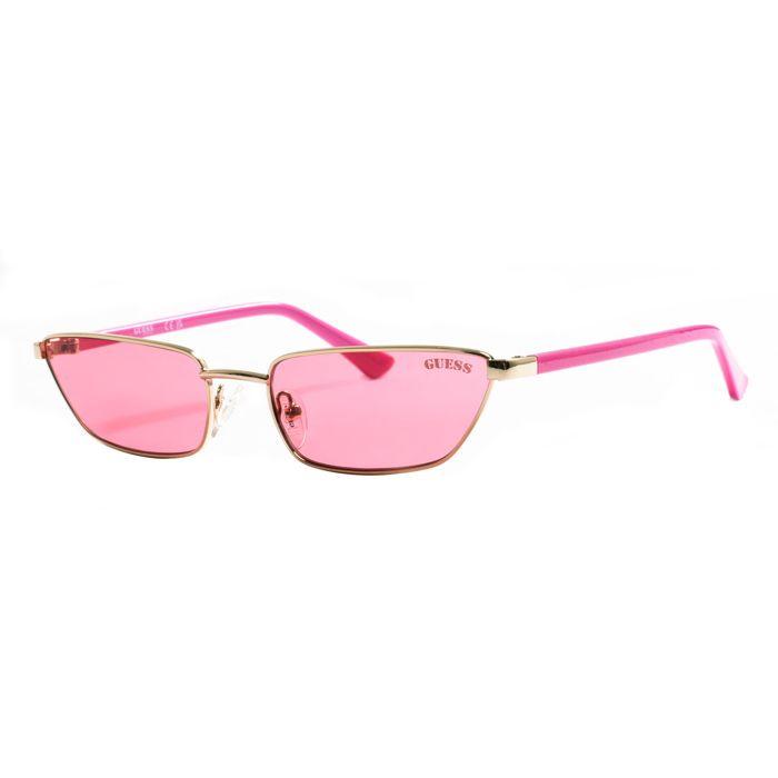 Lunettes De Soleil Rectangulaires GU8285 Femme-Rose-argent