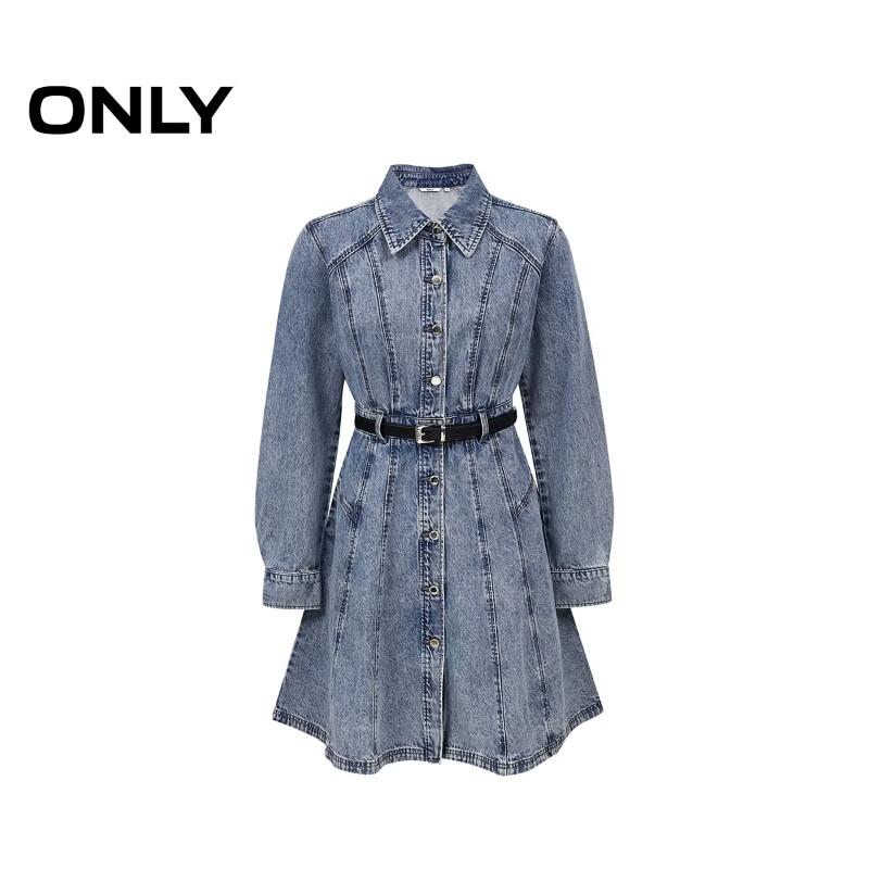 Only Women's A-Line Denim Mini Dress