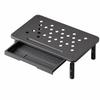 Monitor Riser with Drawer Sturdy Ventilated Stand Modern Minimalist