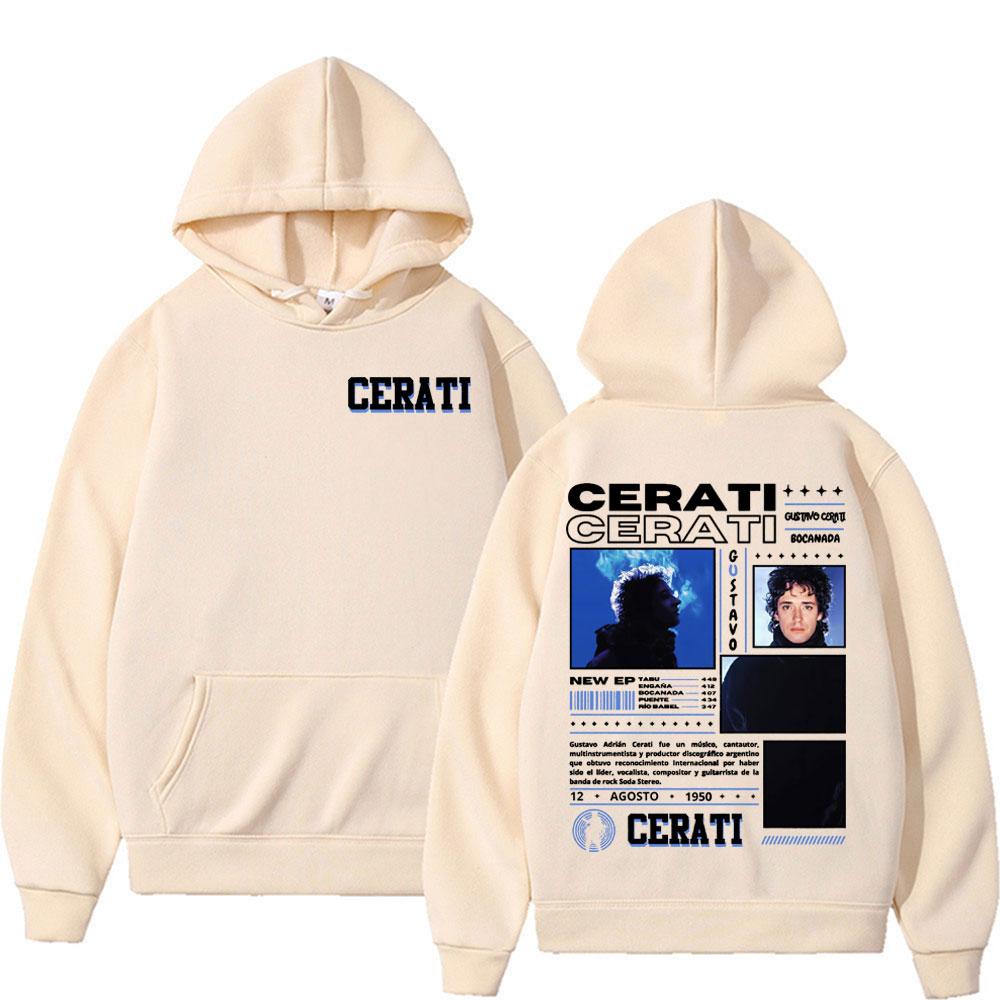 Rapper Gustavo Cerati Tour 2025 Grafik-Sweatshirts Herren Damen Cool Harajuku Popmusik Hoodies Mode Lässig Übergroße Pullover
