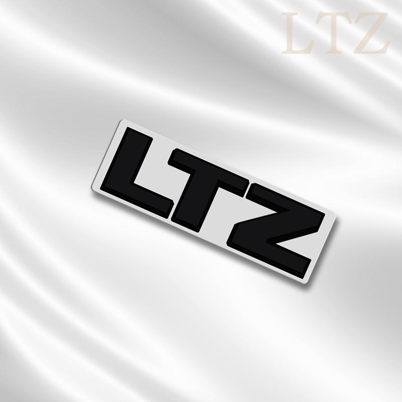3D Badge LTZ Design Car Sticker Rear Trunk Body Letters Emblem For Chevrolet Tahoe Cruze Aveo Camaro Captiva Equinox Accessory