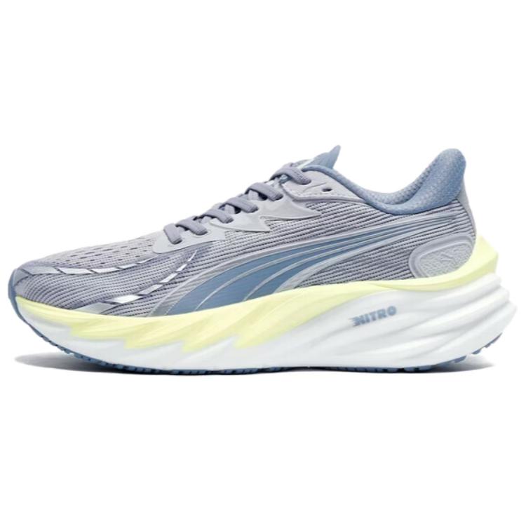 

Puma Velocity Nitro 4 Comfortable Versatile Rebound Low-Top Casual Running Shoes Women sneaker Silver Gray 31114117 36