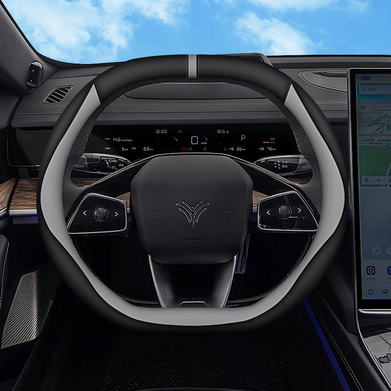 Nezha S Shooting Brake Ultra-thin Steering Wheel Cover: All-Season, Electric Car Compatible, Extended Range. 38cm