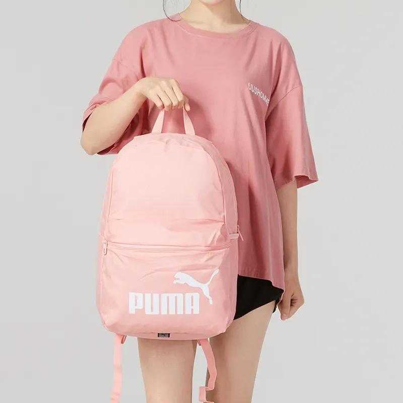 PUMA Fabric Laptop Bag Backpack Women's Pink (Unisex) Backpacks 079943 04