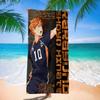 Haikyuu Anime Volleyball Bath Towel Microfiber Soft Water Absorbing Breathable For Girl Kids Decorative Cartoon Beach Towel