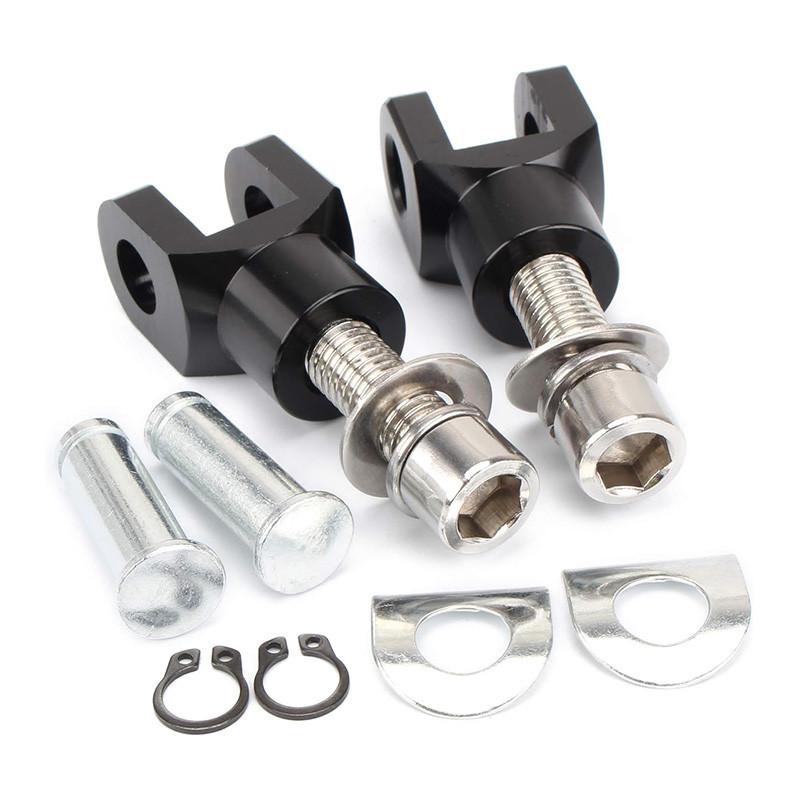 Motorcycle Rear Passenger Foot Peg Support Mount Clevis Kit with Hardware for Softail FXST for Harley Dyna FXR FX,29mm Aluminum Footrest Bracket