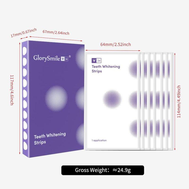 GlorySmile - V34 Teeth Whitening Strips