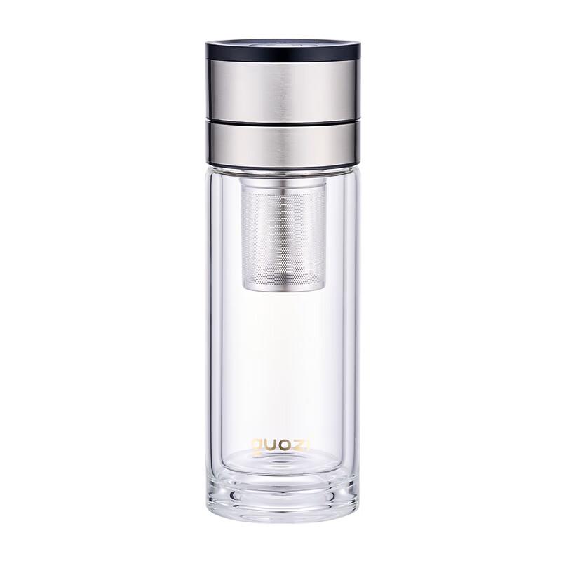 GUOZI One-Touch Tea Infuser Glass Bottle