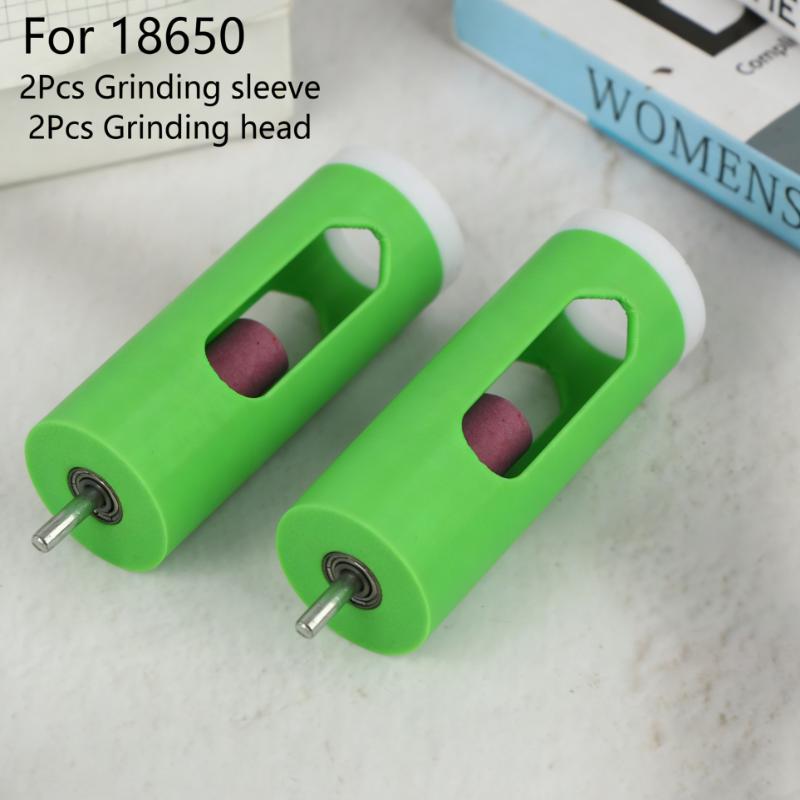 High-Efficiency Lithium Battery Solder Joint Grinding Polishing Tools Kit for 18650/21700 with Grinding Sleeve