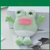 Cute Plush Big Mouth Frog Keychain Green Toy Bag Accessory For Fun And Trendy Gifts