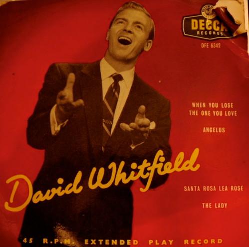 

7inch Record DAVID WHITFIELD - David Whitfield DFE6342 Decca 1956 UK Pop Used