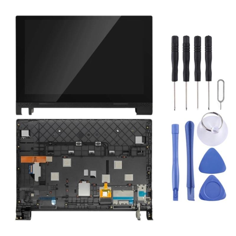 Full Assembly LCD Digitizer with Tools LCD Screen Screen Replacement Accessory Repair Parts for YOGA Tab 3 10.1