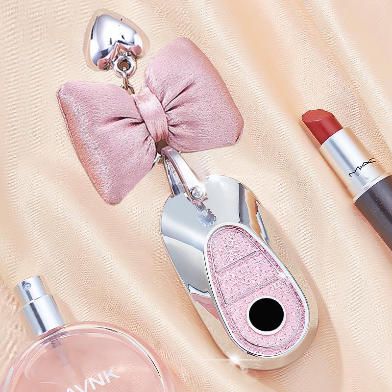 Crystal Pink Tpu for Mercedes Benz 2022 C S Class W206 W223 S350 C260 C300 S400 S450 S500 Auto Car Key Case Cover Fob Keychain