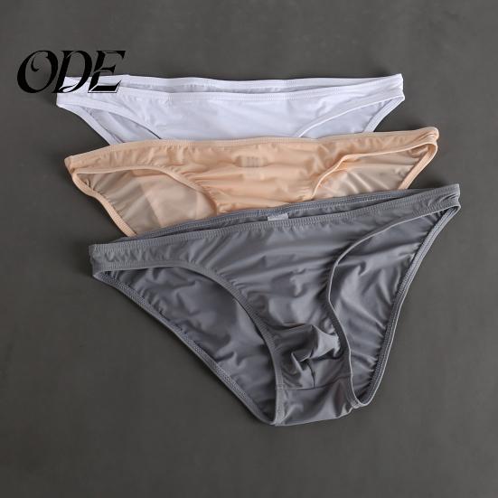 Dünne Herren Slips Sommer 3D U-konvex Niedrige Taille Maximaler Komfort Slips Einfarbige Dreidimensionale Tasche Unterwäsche Stützend