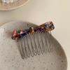 Styling Tools Acetate Hair Side Clip 10 Teeth Bowknot Hairpins Inverted Insert Hair Combs Fashion Accessory