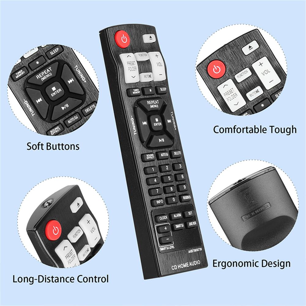 AKB73655739 For LG Home Theater Amplifier and Player 10m Range Remote Controller Ergonomic Infrared Remote Control