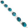 Apatite Gemstone 925 Sterling Silver Jewelry Handmade Bracelet 8" Birthday Gift RB-4-7