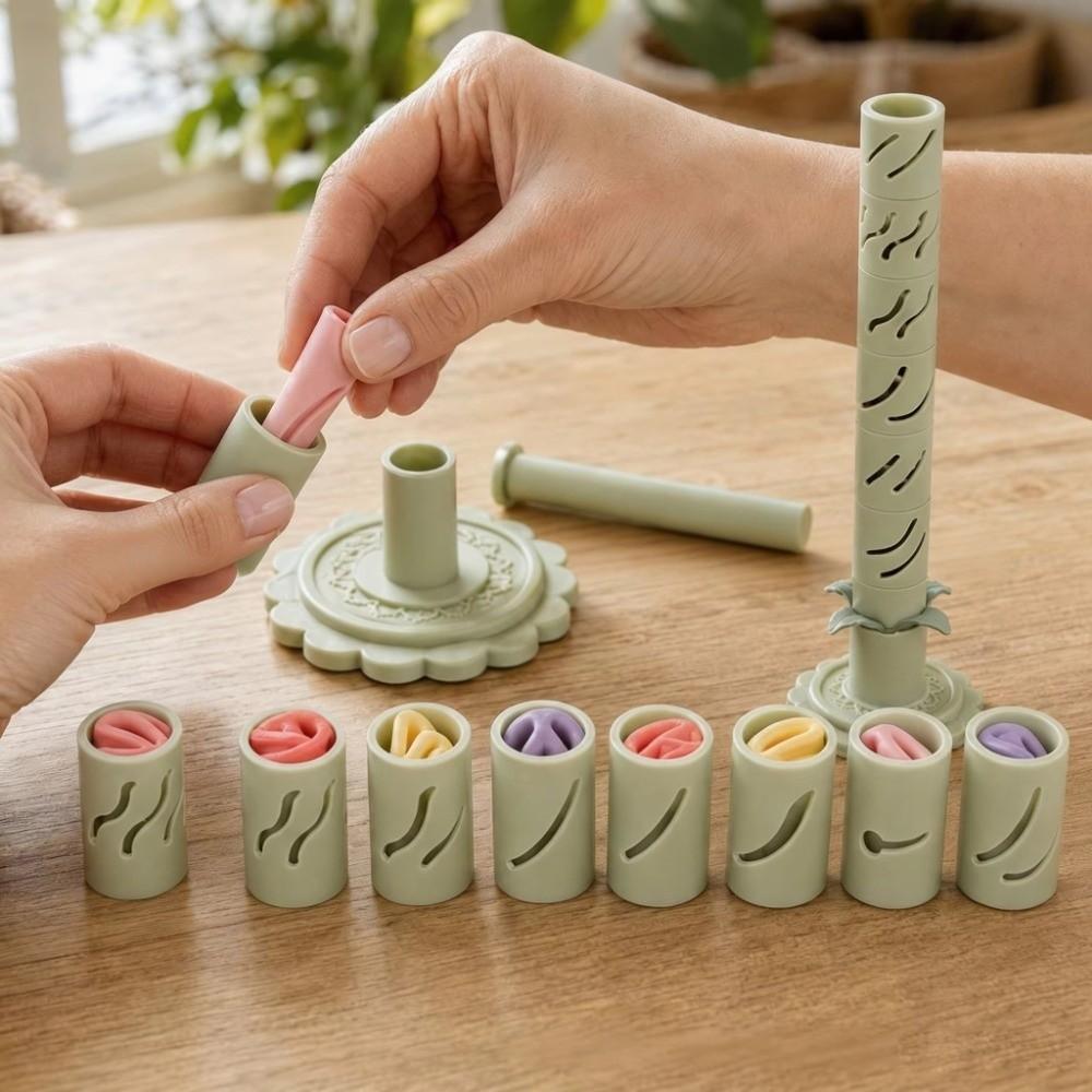 Handmade Modular Clay Bloom Maker 9 Shaping Sleeves Clay Bloom Shaping Sleeves  Party Craft