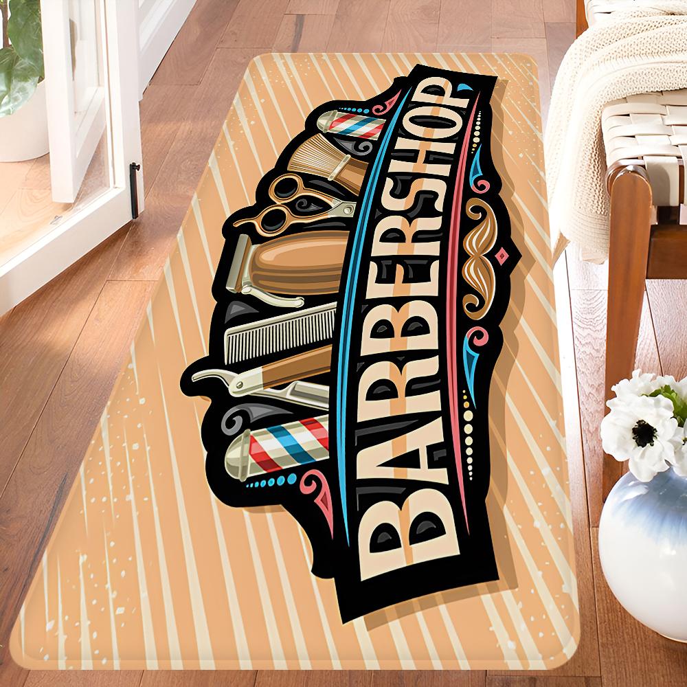 Vintage Sign Expert Barber Shop Floor Mat Non-Slip Laundry Room Mat Laundry Decor Balcony Child Living Room Household Carpets