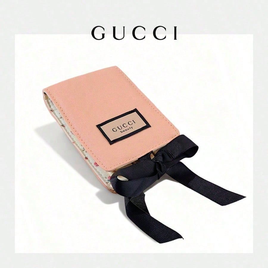 Minimalistische luxuriöse Kosmetiktasche für Reisen, stilvolle kleine Damengeldbörse