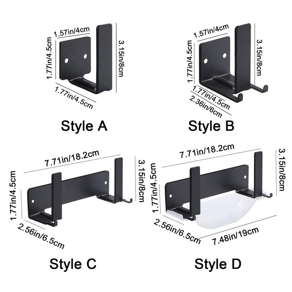 Black Cutting Board Storage Rack Punch-free Pot Lid Storage Holder Durable Pot Lid Rack  for Home