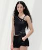 Rock Cake Line Void Top - Black