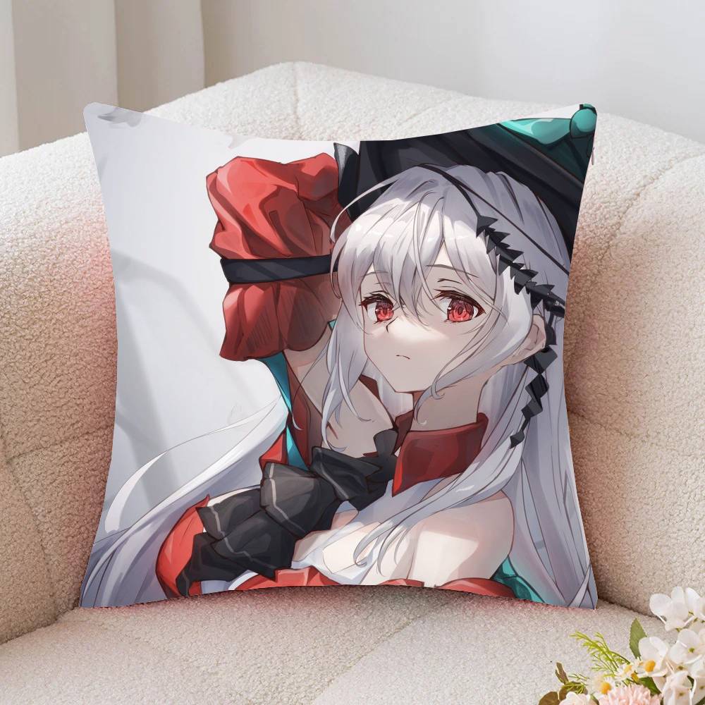 Skadi Animated Game AArknights Pillow Case Fashion Square Pillowcase Bedroom Sofa Room Ins Decoration Leisure