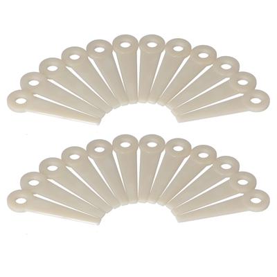 24Pcs Plastic Cutter Blades Lawn Mower Head Blade Replacement 4111?007?1001 for Stihl PolyCut