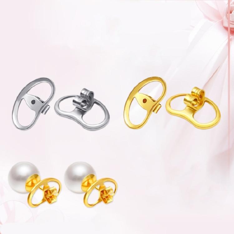4pcs Earring Stoppers Backings Pierced Safety for Ear Studs Big Earring Lifters