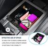 Center Console Accessory Organizer Tray Compatible For 2017-2023 Mazda CX-5 Armrest Storage Box Insert Tray with Anti-Slip Mats