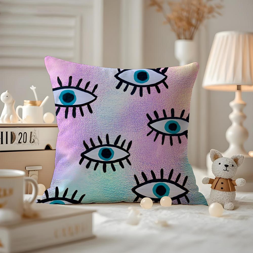 Cushion Cover Pattern Printed Pillowcase For Living Room Sofa Cushion Cover & Bedroom Decor C-CHIARA FERRAGNICOOL