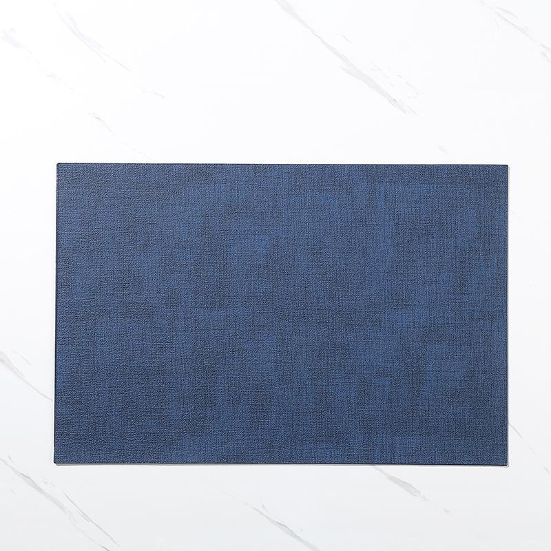 Spot Square Leather Western Food Mat Thermal Insulation Coaster Table Mat Home Dining Table Plate Mat Bowl Printable Tableware