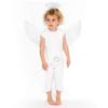 CALLARON Angel Wings Cosplay Lovely Costume Cute Angel Hair Angel Photo Stage Shoot Set, White, Ring, Accessory, Set, Prop,