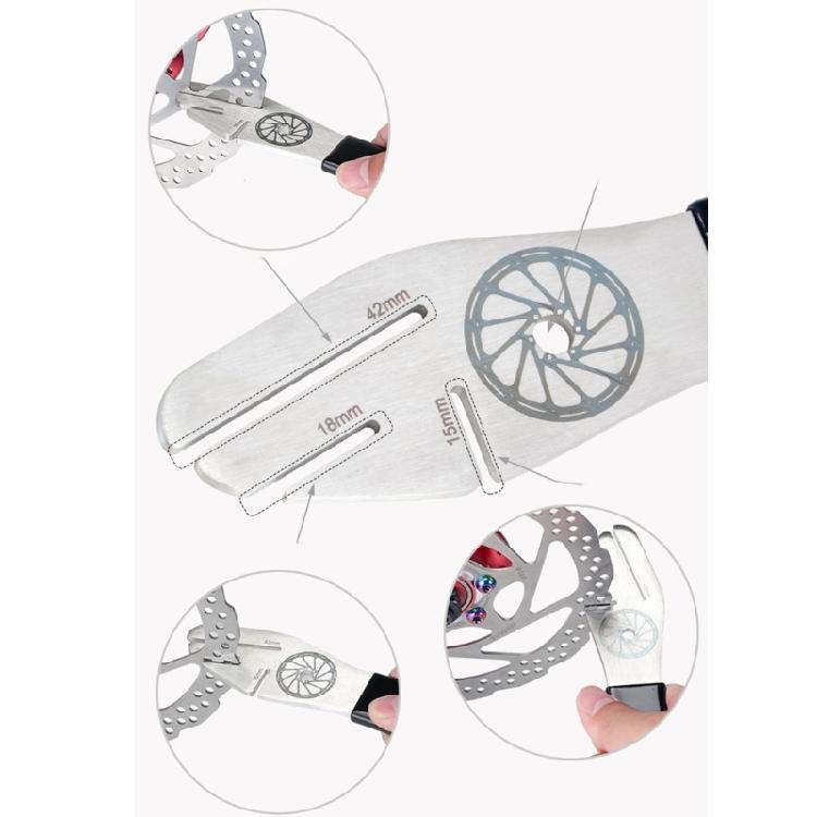 Ergonomic Bicycles Disc Brake Truing Tool Bike Disc Brake Rotors Truing Tool for Repair and Adjustment