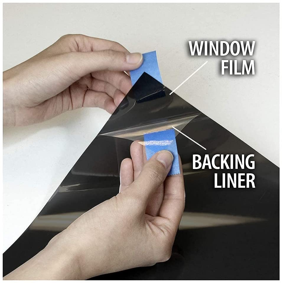 Window Tint Film for Cars Privacy Car Shade Front Windshield Heat & UV Block Blackout Window Film Auto Car Windshield Sun Shade