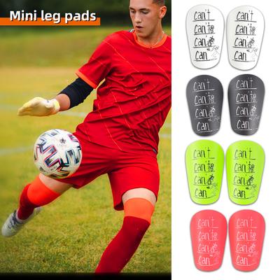 1Pair Can't Pattern Professional Football Shin Guard PU Thick Anti-Collision And Shock-Absorbing Insert Board Sports Protective Supplies