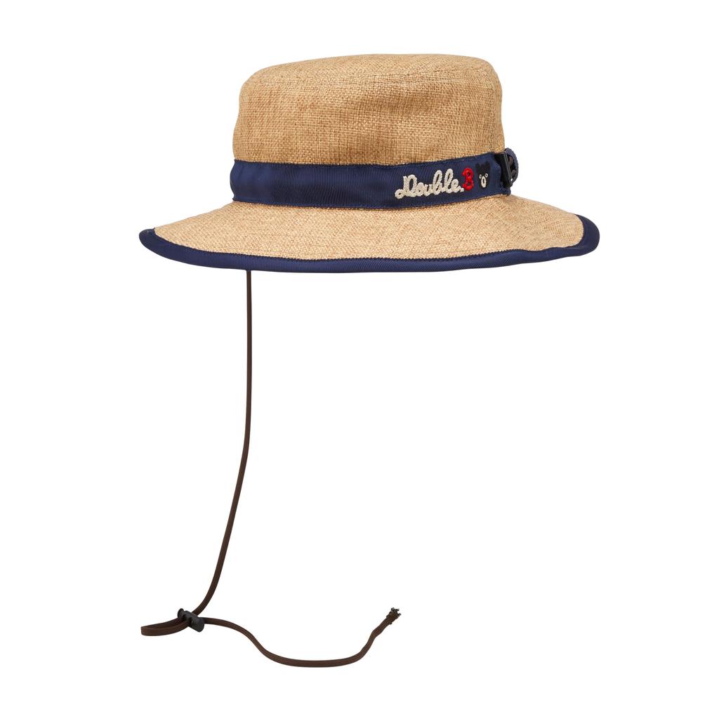 [Miki House] Miki House Double B Hat, Straw Hat, UV Protection, Sunshade Cover Included, Sunshade Hat, Boys, Girls, Baby, Kids, Children's Clothing,