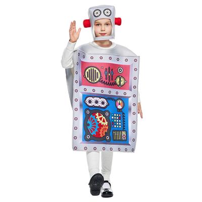 Halloweenský kostým dětského robota Kids Funny Sponge Robots Cosplay na prodej