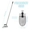 304 Stainless Steel Beach Sand Scoop Metal Detecting with Removable Long Handle Fast Sifting Metal Treasure Hunting Shovel Tool