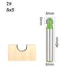 Precision Cutting Ball Nose End Mill Round Nose Cove Router Bit New Wood Carving Bit  Wood Working