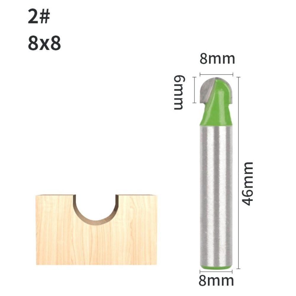 Precision Cutting Ball Nose End Mill Round Nose Cove Router Bit New Wood Carving Bit Wood Working