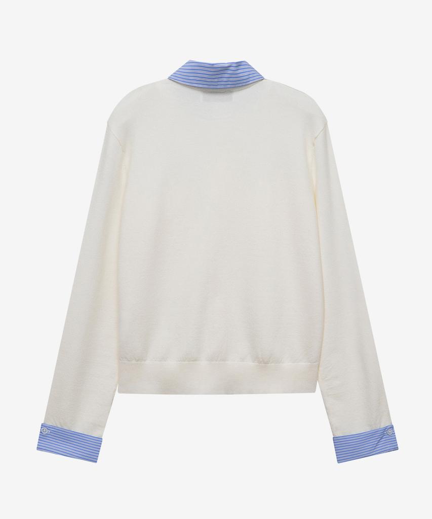 MIND BRIDGE WOMEN [W] Shirt Mix Full Open Knit - 3 Colors