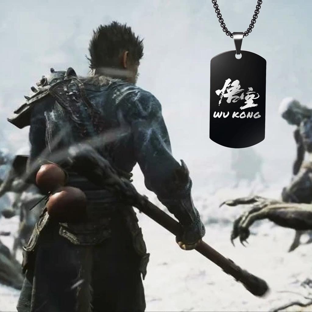Wukong Necklace Pendant The Monkey King Journey To The West - Stainless Steels Mens Necklace