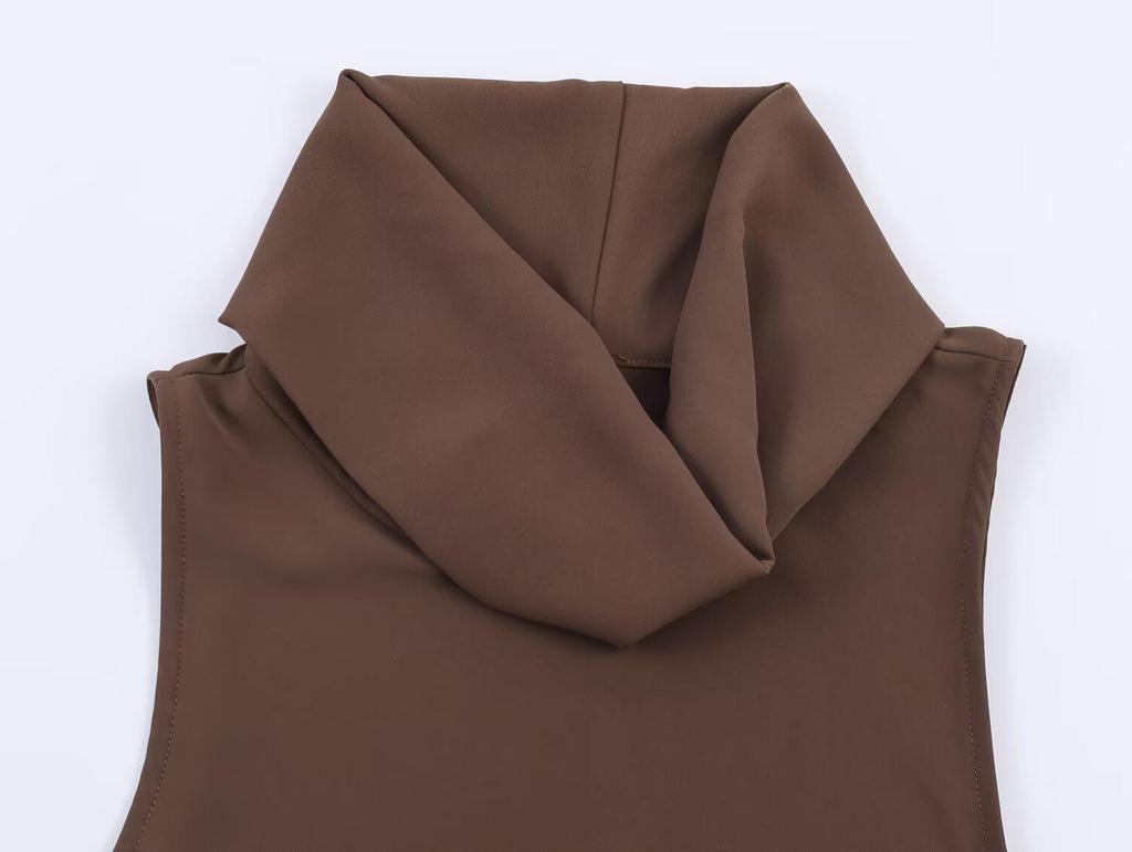 European Spring 2026 Women's Asymmetrical Hem Top