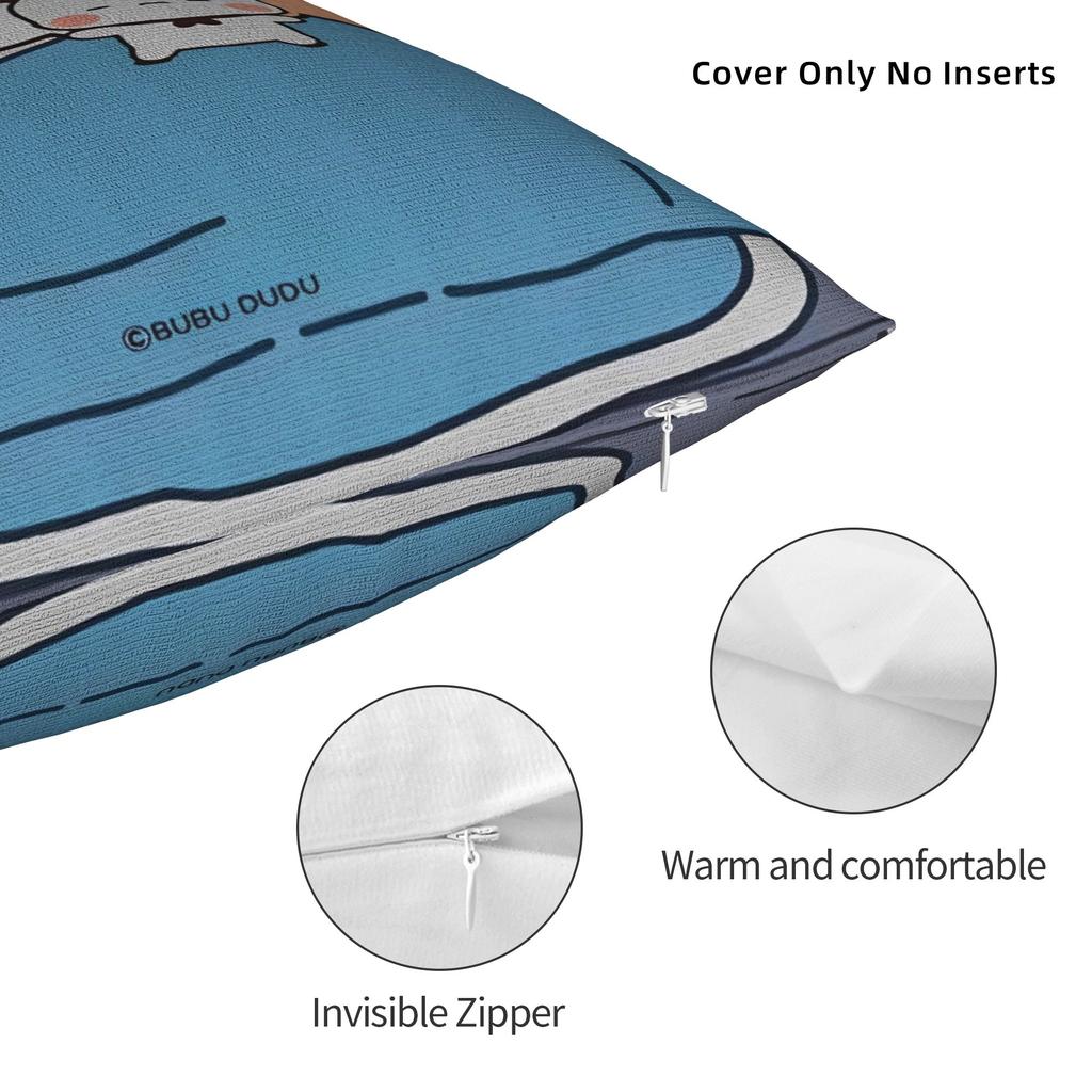 Bubu Dudu Sleep Pillow Cover  Soft Cushion Cover Kawaii Pillow Case For Chair Sofa Home Decor